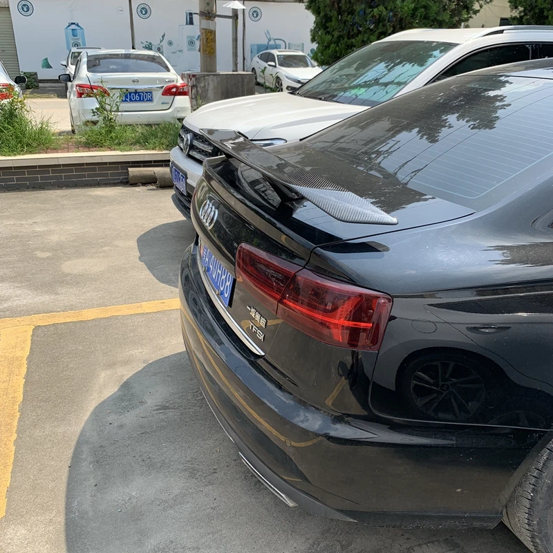 Углеродное волокно/FRP материал GT Спойлер 1 шт. для Audi A6 S6 спойлер