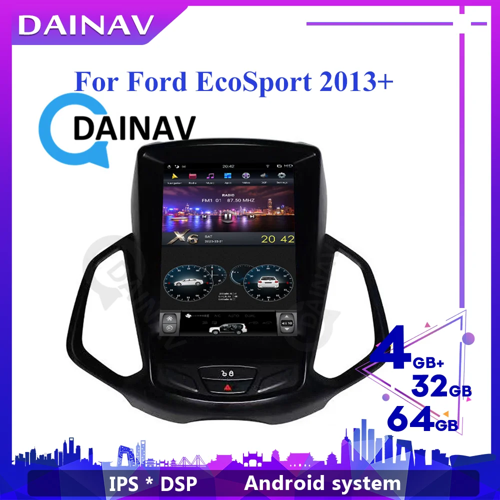 2 Din Android Car Radio For FORD EcoSport 2013 2014 2015 2016 2017 Car