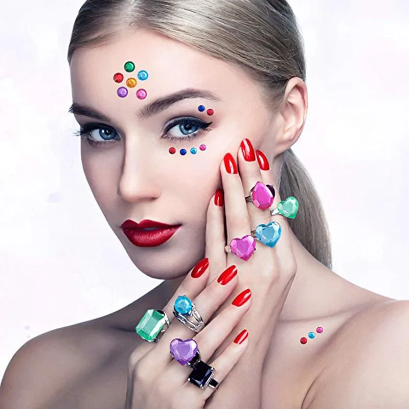 81 шт Ассорти размер самоклеющиеся стразы наклейки Bling Craft Jewels Crystal Gem для телефона