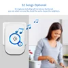 KERUI Wireless Smart Doorbell Home Security Alarm Welcome Doorbell LED Light 32 Songs with Waterproof Button easy Installation ► Photo 3/5