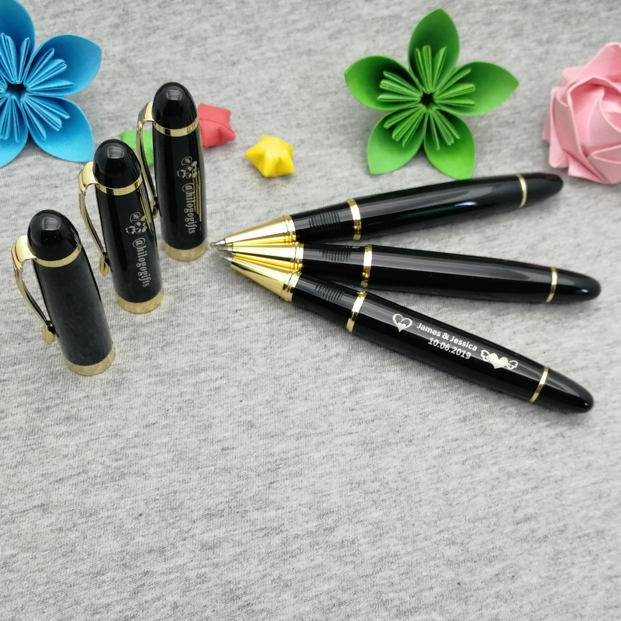 

Personalized wedding pen gifts for guests souvenirs 10th wedding anniversary Souvenir personalized with your text&date