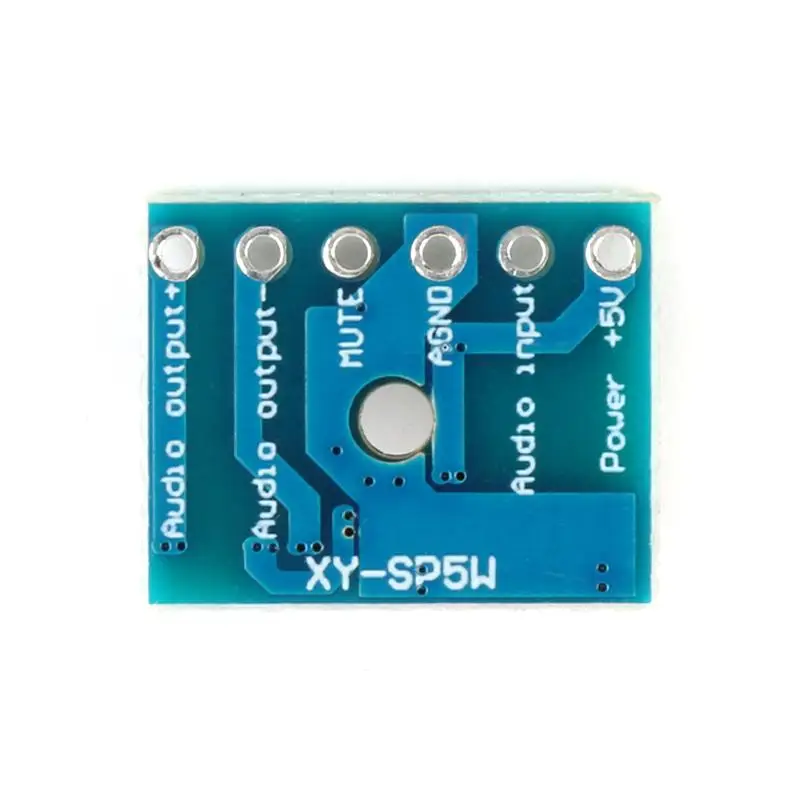5128 Digital Amplifier Board Class D 5W Mono Audio Amplifier Module Low Distortion Single Power Supply (5)