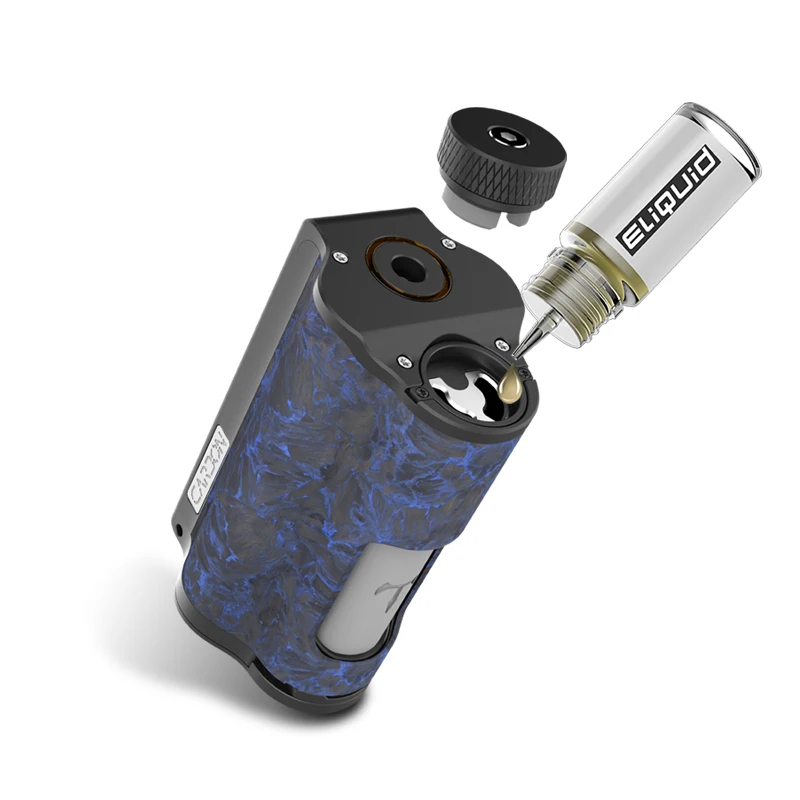 Dovpo Topside Dual Carbon Squonk Mod 200 Вт с чипом YIHI, работающим от двух аккумуляторов 18650, Vape Mod VS Drag 2/Naboo Mod