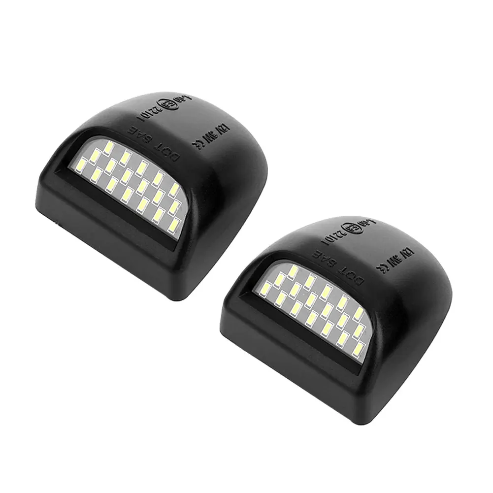 Vehemo Dedicated Bright License Plate Light Set Lamp License Plate Light Auto LED License Plate Light Car