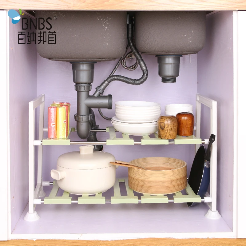Non stainless steel double layer frame sewer TV microwave oven rack receiving station 2-layer plate pot