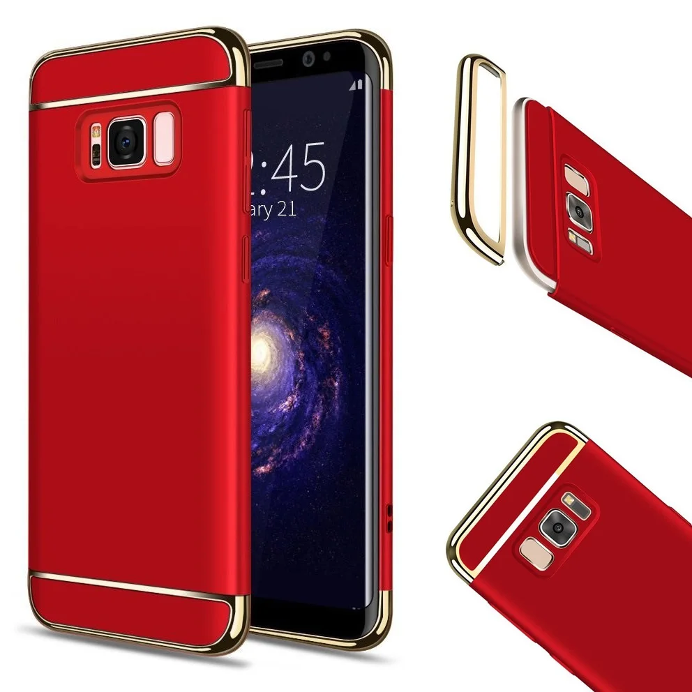 Для samsung Galaxy Note 9 8 5 S8 S9 Plus S6 S7 Edge A3 A5 A7 чехол Гибридный Полный s Роскошный ультра