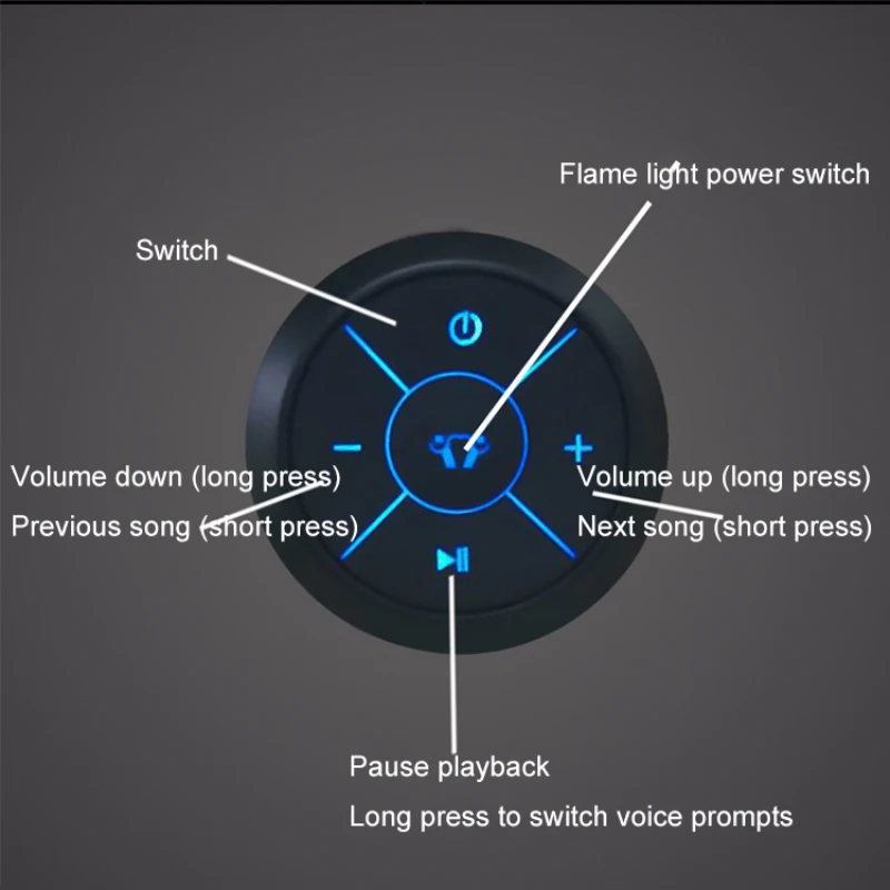 Пламенная настольная лампа Bluetooth динамик usb зарядка FM радио Функция сабвуфер Открытый водонепроницаемый светодиодный беспроводной аудио креативный