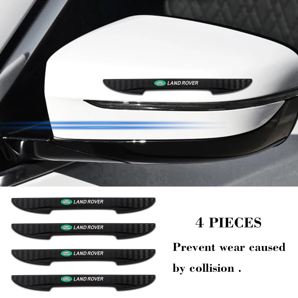 

4 Pcs Black Car Side Door Edge Anti-Collision Strip Decoration Accessories For Land Rover Range Rover Sport Evoque Discovery 3 4