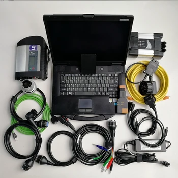 

2in1 Software V06/2020 1TB harddisk Used laptop Toughbook CF52 4G Win7 for BMW Icom Next and MB STar C4 SD Connect C4 Scanner