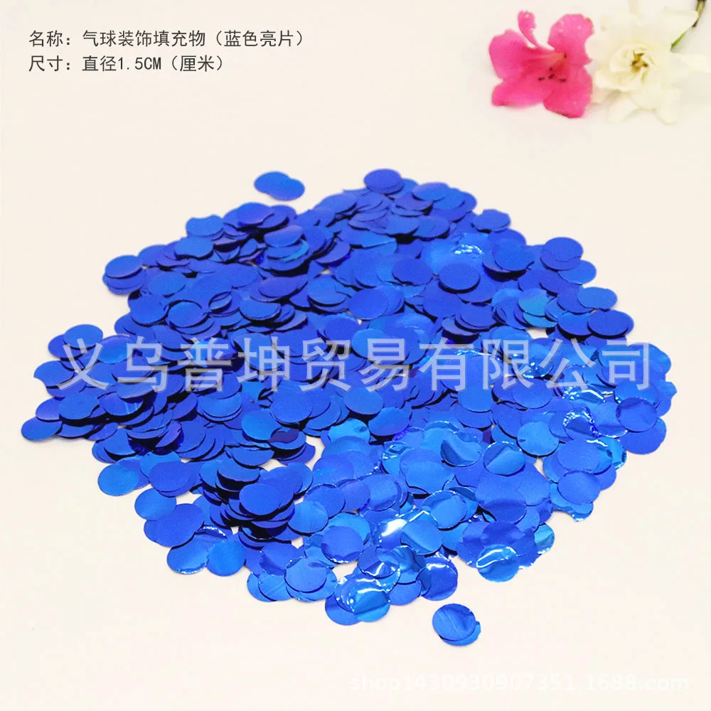 Christmas Birthday Party Room Decoration Ocean Ball Sequin Scraps Confetti Feather Transparent Balloon Filler