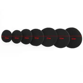 

335MM 40MM 45MM 50MM 55MM 60MM 65MM 2pcs Headphone Replacement Foam Pad Ear Pad Sponge Durable And Soft High Elasticity