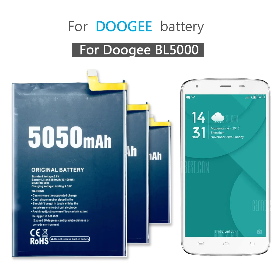 BL5000 5050 мАч аккумулятор для DOOGEE BL5000 BL 5000 мобильный телефон высокое качество+ номер отслеживания бесплатный инструмент+ трек нет