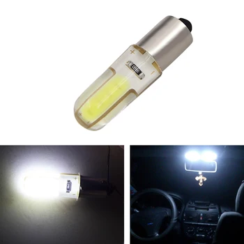 

1 Pcs T11 T4W, Car License Plate Light, Turn Signal Bulb, Parking Lights, Door Lamp, 363 BA9S COB Silicone Led, Auto Signal Lamp