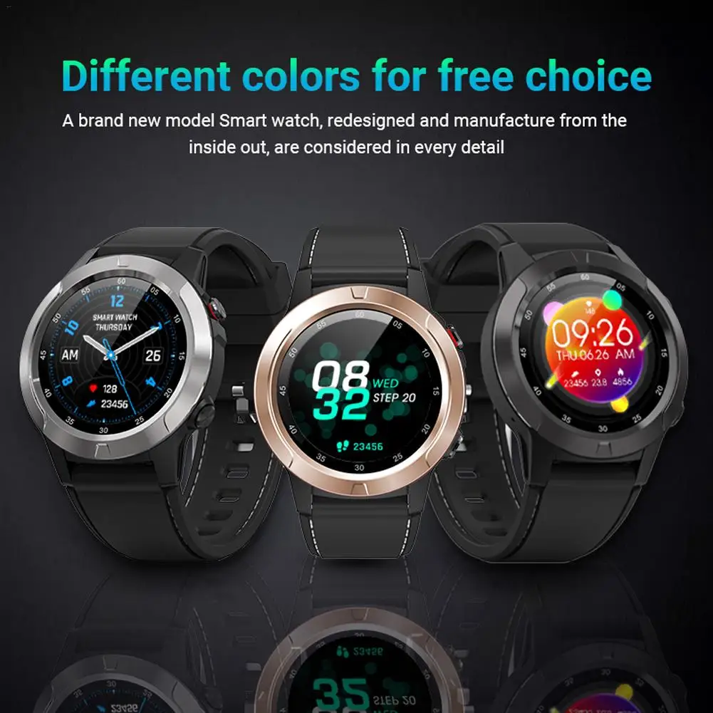  SMA-M4 GPS IP67 Sport Uhr Bluetooth Anruf Herz Rate Blutdruck Überwachung Multi-Sport Modus Kompass