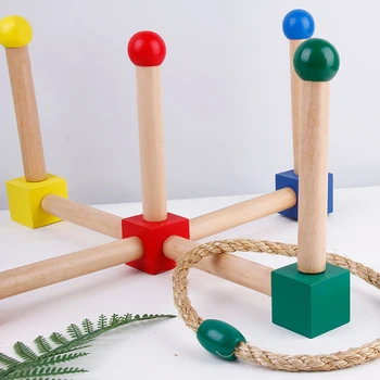 

1PC Creative Throwing Ring Aids Hand-Eye Coordination Educational Toy Set Kindergarten Teaching For Playing Outdoor Sports Toys