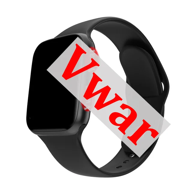 Vwar AW5 Always on display IWO 13 умные часы 1:1 умные часы 44 мм чехол для Apple iOS Android Xiaomi phone PK iwo 12 IWO 8 Plus - Цвет: Черный