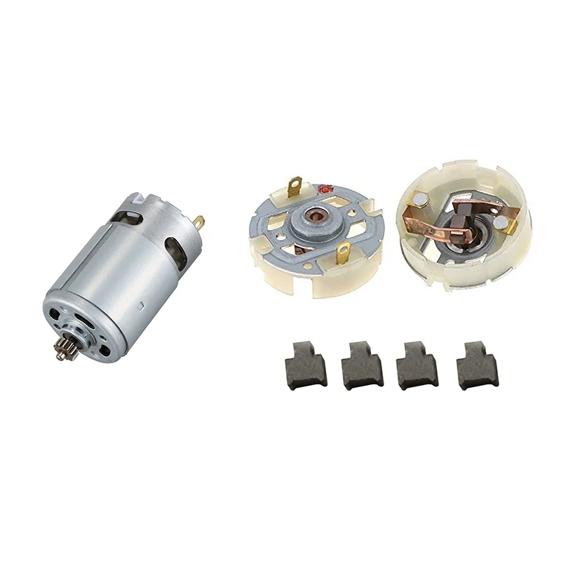 

1 шт 12V 13 зубы RS-550VC-8518 мотор-редуктор и 1 комплект RS550 мотора угольные щетки держатель щетки