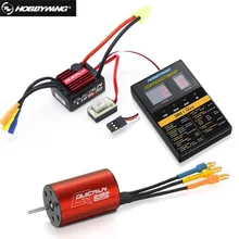 Hobbywing QuicRun WP-16BL30 Brushless Speed Controller 30A ESC+2435 4500kv Motor+LED Programmer For 1/16 & 1/18 RC Car