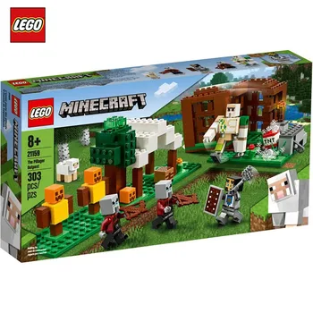 

LEGO Blocks Minecraft Predator Outpost 21159 303pcs/pzs-8years Old Kids Toys Birthday or Christmas Gift