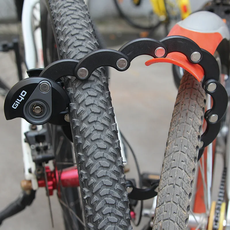 Велосипед складной замок MTB горный велосипед дорожный электрический велосипед мотоцикл многоцелевой безопасности Противоугонный сплав замок для GIYO Тайвань