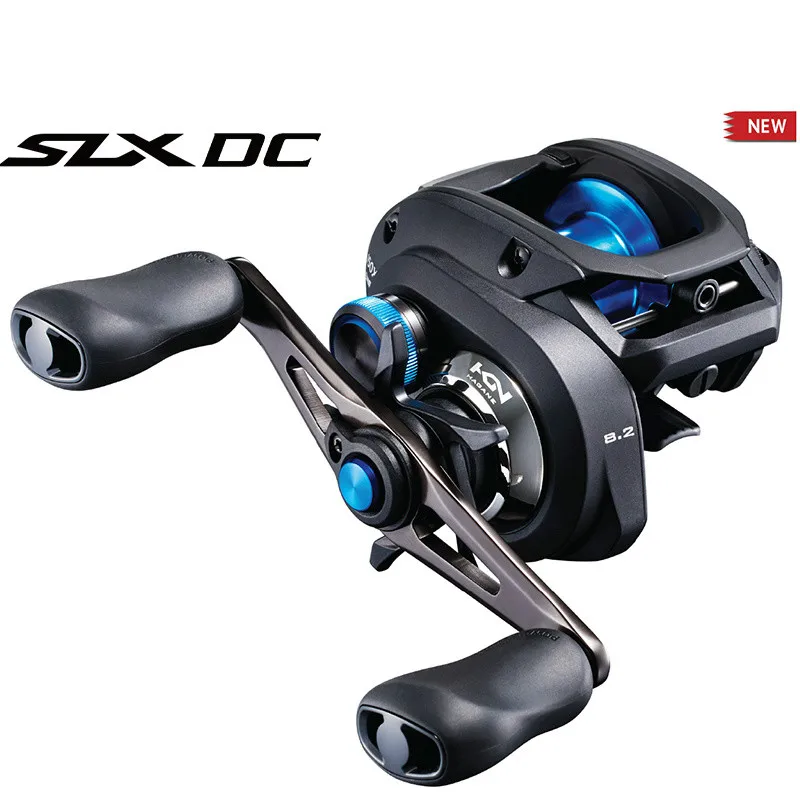 Shimano Slx DC Низкопрофильная Катушка 150 150HG 151 151HG 151XG 151XG 6,3 7,2 8,2 Передаточное отношение DC тормоз 4+ 1BB baitcasing колесо
