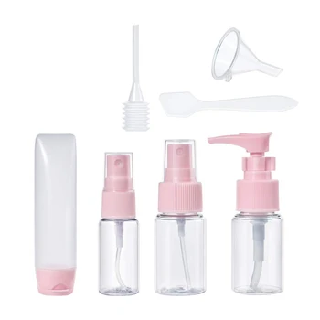 

1set Makeup Bottles Set Multi Usage Travel Liquid Containers Leak Proof Travel Bottles Set (1680)
