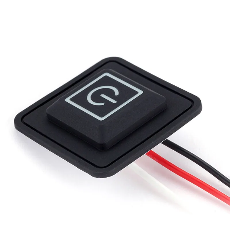 3,7~ 12V жилет с подогревом брюки перчатки электрический нагревательный пояс DIY контроллер температуры реstat переключатель силиконовый кнопочный переключатель