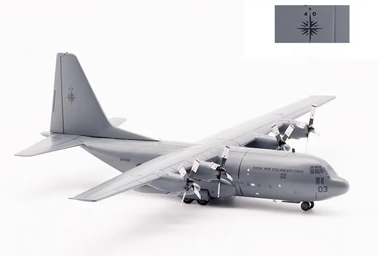 Королевская Новая Зеландия C-130E самолет 1/200 литой летательный аппарат модель Inflight
