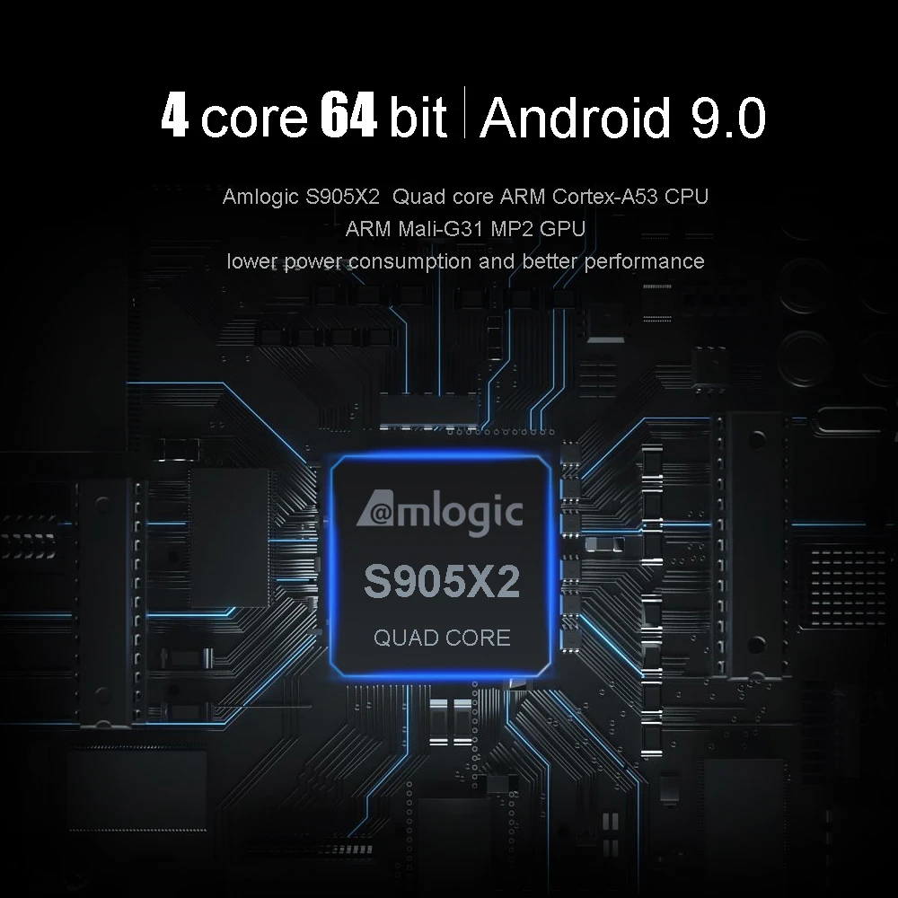 MECOOL K7 Android 9,0 ТВ-приставка с 1000M DVB S2 T2, 2,4G/5G wifi 4 Гб DDR4 64 Гб 4K Amlogic S905X2 четырехъядерный ТВ-Приставка Smart Medial плеер