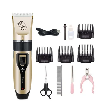 

1 Set of 4PCS Electric Hair Cutter Tool Professional Pet Hair Trimmer Tool USB Charging Pet Hair Grooming Clipper Pets Beauty To