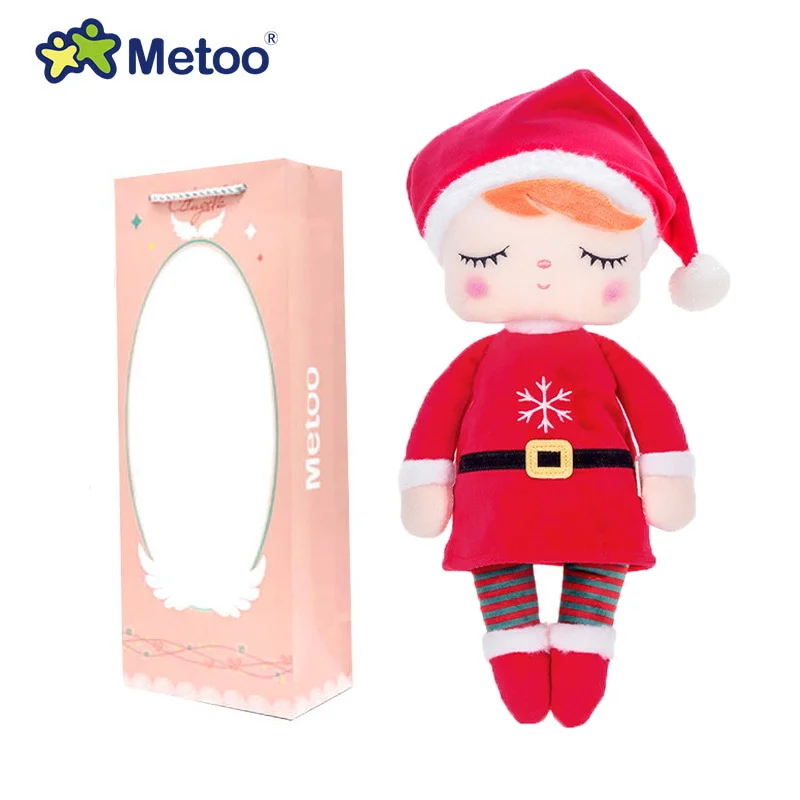 В коробке Metoo Angela Presale плюшевые игрушки Рождественские куклы игрушки для девочек для детей прекрасный Рождественский подарок - Цвет: Boxed Christmas Girl