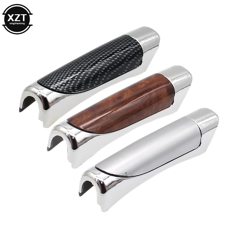 Car Hand Brake ABS Smooth Comfortable Carbon Fiber Style Protector Decor Cover Universal Accessory hand brake cover
