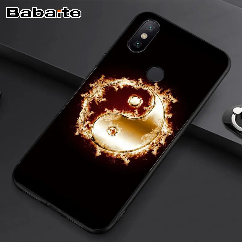 Чехол для redmi 7 Yin Yang с китайским принтом, чехол для телефона redmi 5plus 5A 6pro 4 note5A note6pro note7cases