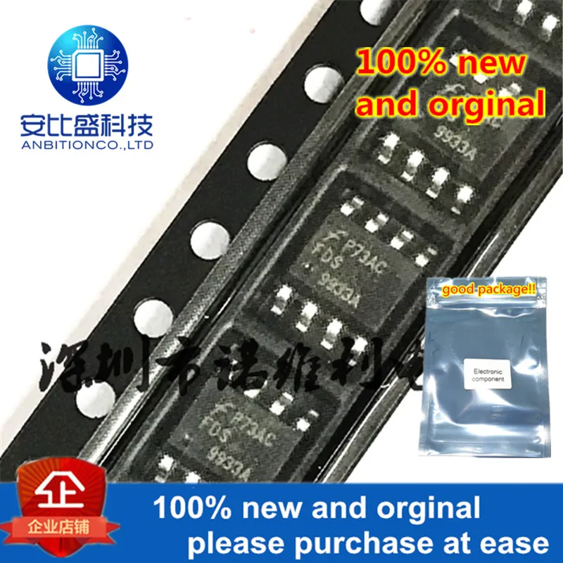 10 шт. и FDS9933A 9933A лапками углублением SOP-8 20V 3.8A Dual N-Channel 2,5 V, указанное PowerTrench MOSFET на