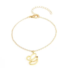 Уникальные персонализированные буквы браслет, маленькая начальная браслет, Английский алфавит браслет для пары, подарок для нее-идея подарка