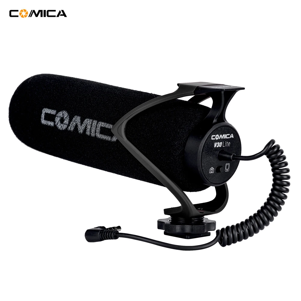 Конденсаторный микрофон COMICA CVM-V30 LITE с суперкардиоидной диаграммой