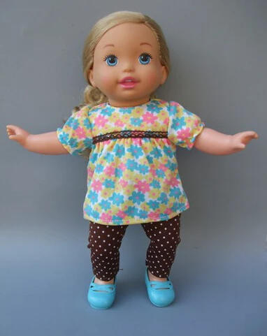 14 дюймов 35 см Reborn Baby Doll Одежда Платье Набор для baby doll костюм наряд - Цвет: C
