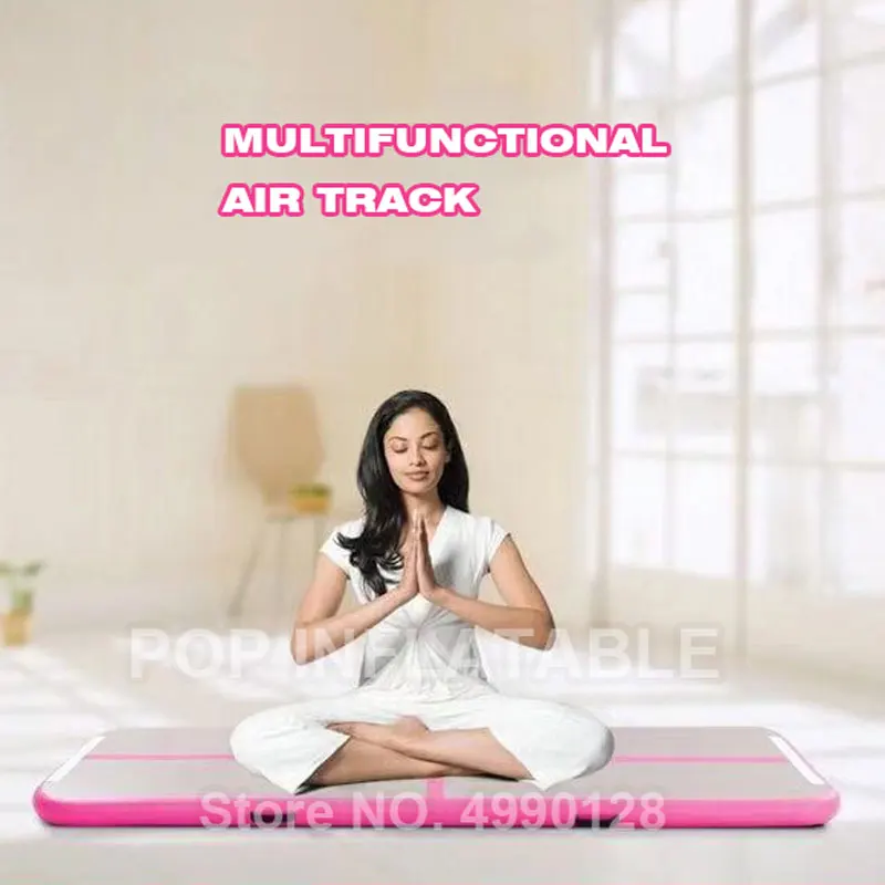 

Free Shipping 3m 4m 5m Inflatable Gymnastic Mattress Gym Tumble Air Track Floor Tumbling Air Track Mat Training Airtrack