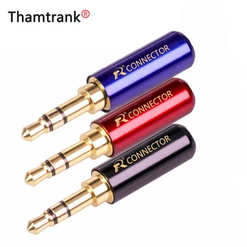 

450pcs/lot 3 Poles Stereo 3.5mm Connector Copper Tube Gold Plated 3.5mm Mini Jack Stereo Male Plug Earphone Headphone Adapter