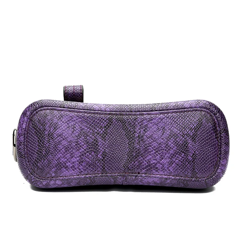 

Bag Women's 2019 New Style Crossbody Bag Korean-style Versatile Snakeskin Simple Spring And Summer Hand Young And Middle-aged WO