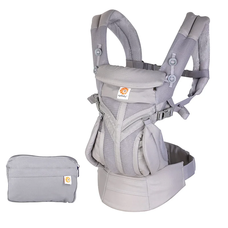 omni mesh gray Egobaby omni 360, переноска для малышей, многофункциональный дышащий рюкзак для младенцев, детская переноска, слинг для малышей, подтяжки - Цвет: omni mesh gray