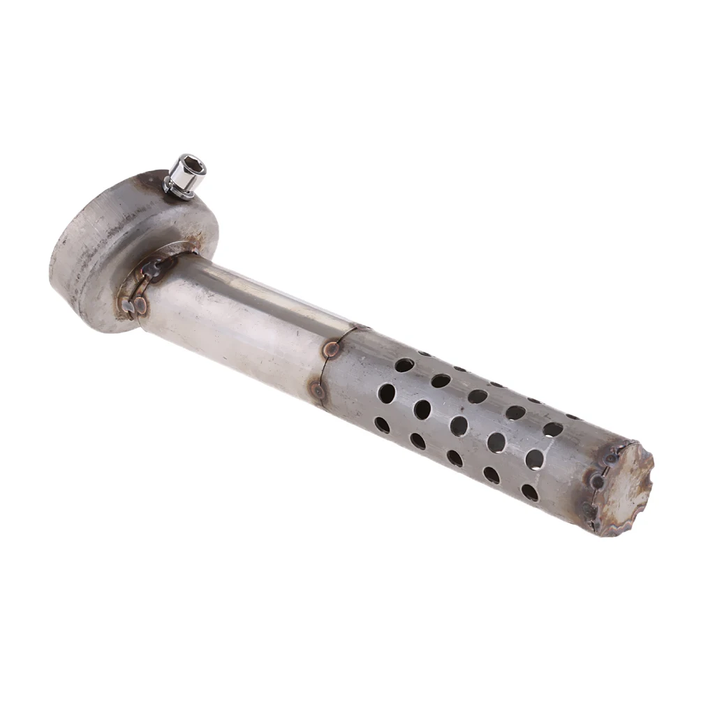 160mm Metal Exhaust Baffle Noise Reducer 48mm Angled DB Killer