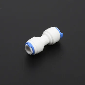 

Plumbing White Durable Practical Plastic Water Purifier Home Bathroom Kitchen Mini Tube Connector