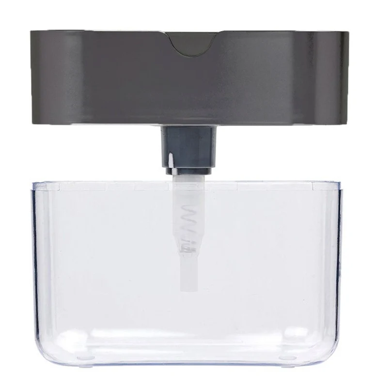 3pcs 2-in-1 soap dispenser and sponge 13 ounces of dishwashing liquid kitchen sink sponge holder + 2pc sponge  20D30 (12)