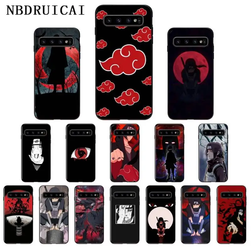 

NBDRUICAI Japan Anime Naruto Itachi Silicone Phone Case Cover for Samsung S9 plus S5 S6 edge plus S7 edge S8 plus S10 E S10 plus