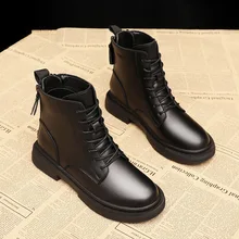 Женские вельветовые Ботинки martin в британском стиле; Новинка года; сезон осень-зима; ботинки на молнии для мотоцикла из микрофибры с кисточками сзади; ZZ-106