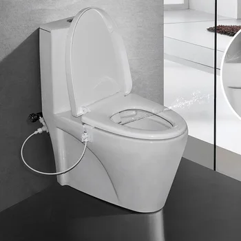 

Flushing sanitary bidet spray bathroom toilet seat wash cleaning bidet set body cleaner flusher HUG-Deals