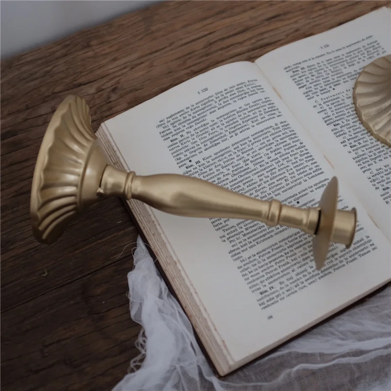 Металлический подсвечник для ужина, подсвечник для камина, стола, домашнего декора, свадьбы, дня рождения, церемонии и юбилея, вечерние, золотые