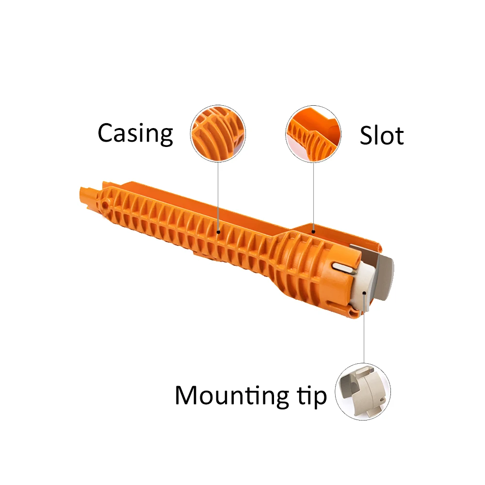 Многофункциональный водопровод двойной торцевой ключ, дюймовый стандарт дно бассейна плоскогубцы рукав ванная комната кран для раковины Установка и обслуживание инструмента