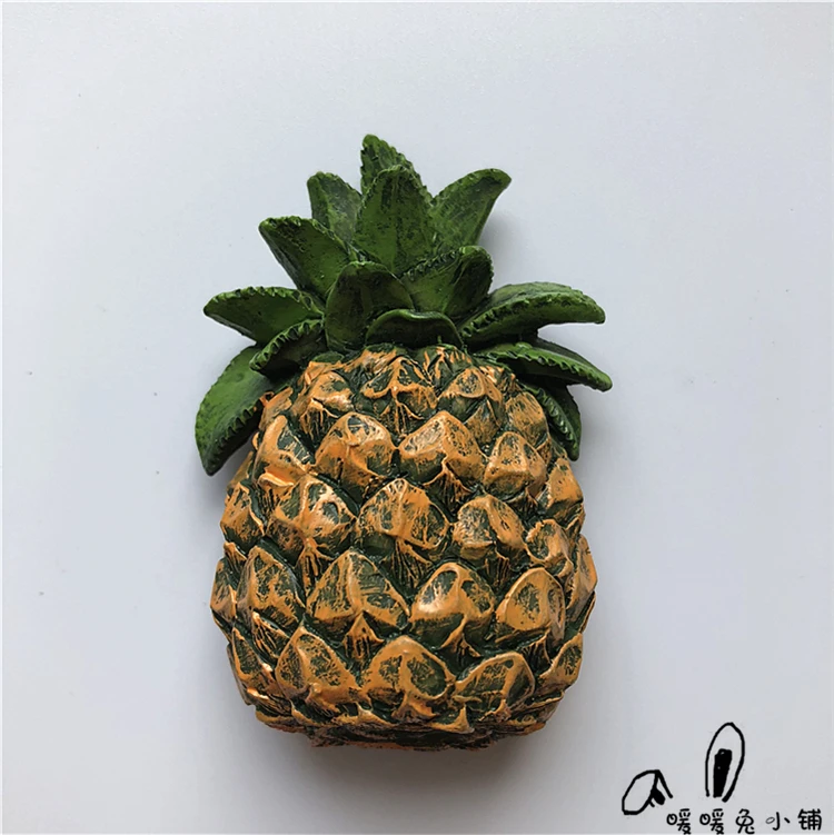 Durian mangosteen лимон Ананас Фрукты смолы наклейки на холодильник стерео магнит